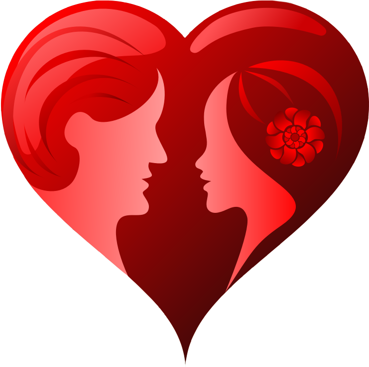 Valentines Day 2016 Cliparts - Couple Heart Png (770x800)