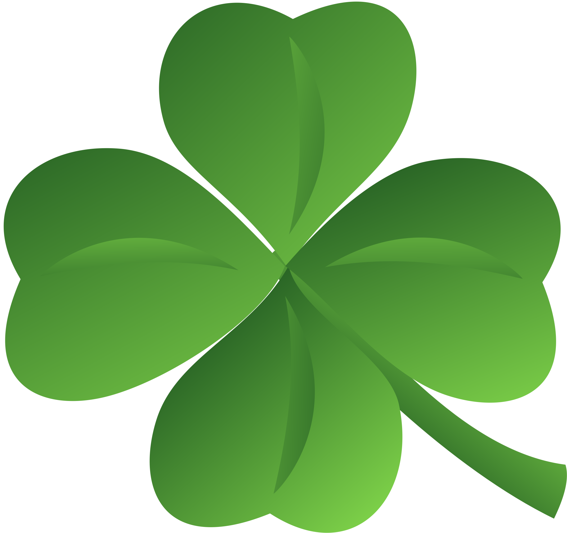Clover Ns By Rduris - St Patricks Day Clip Art (2142x2014)