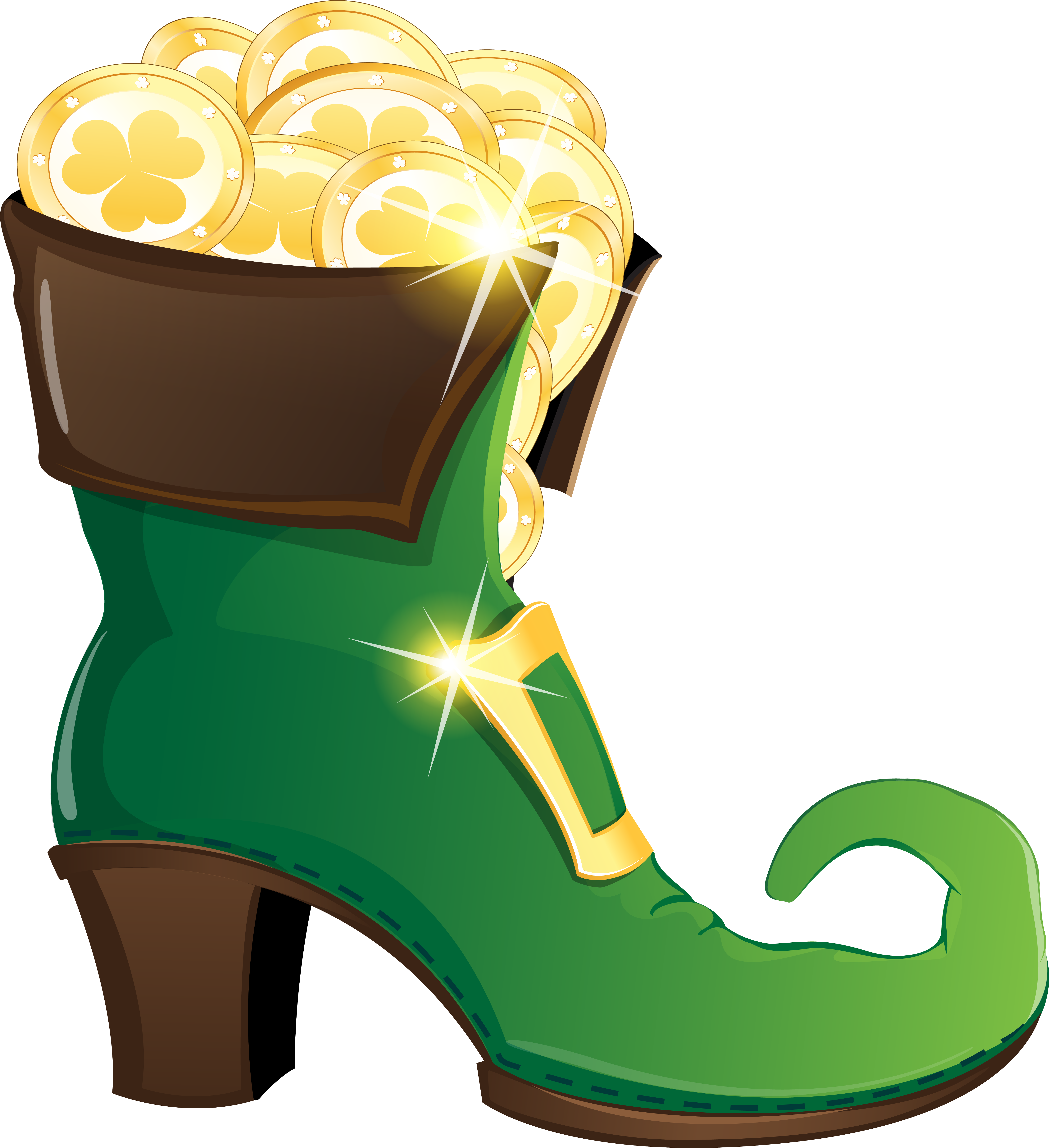 Leprechaun Shoe Clip Art - Leprechaun Shoe Clip Art (5613x6140)
