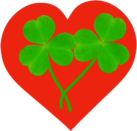 St Patrick - St Patrick's Day Heart (472x447)