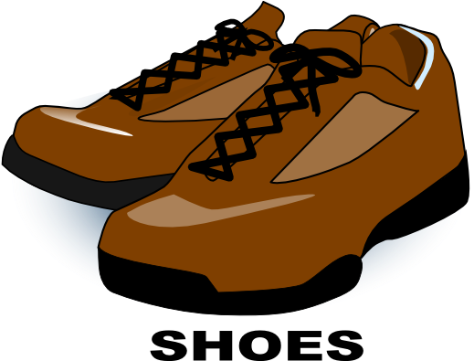 Free Clipart Shoes - Cartoon Shoes For Men (600x394)