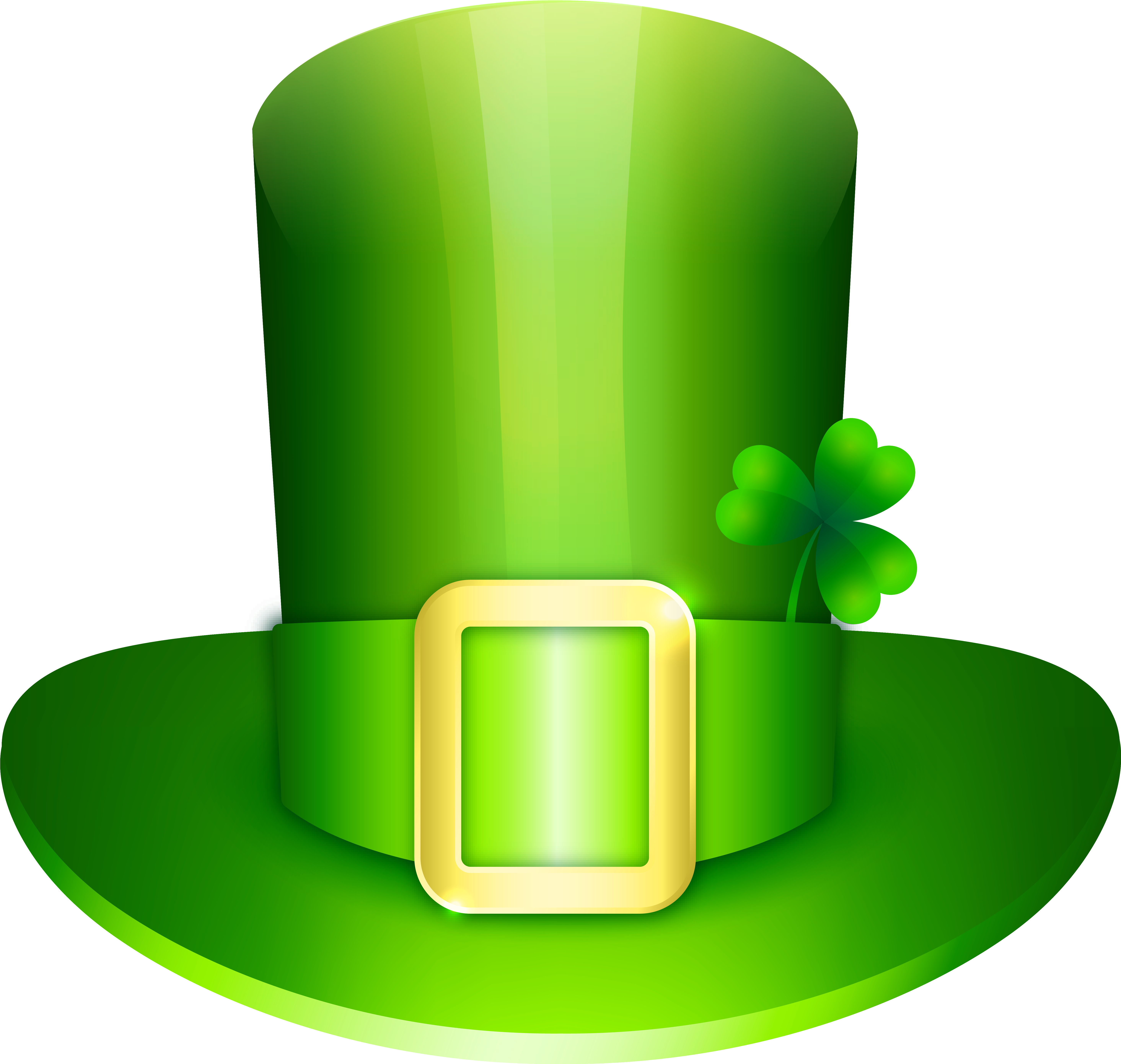 Leprechaun Hat Png Clipart Image - Illustration (6057x5754)