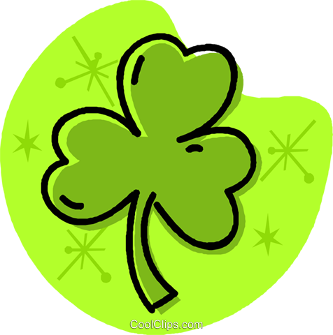 Patricks Day Vector Clipart Of A Shamrock - March Clipart (476x480)