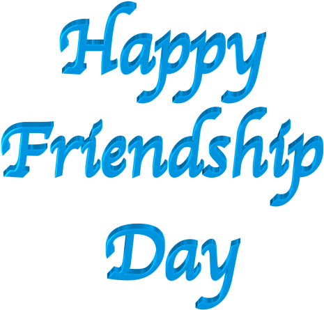The Blue Text Happy Friendship Day Picture - Mom's Mother's Day Card (480x480)