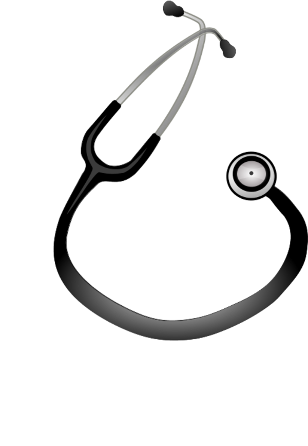 Doctor Stethoscope Medical Heart Beet Monitoring Vector - Stethoscope (600x868)