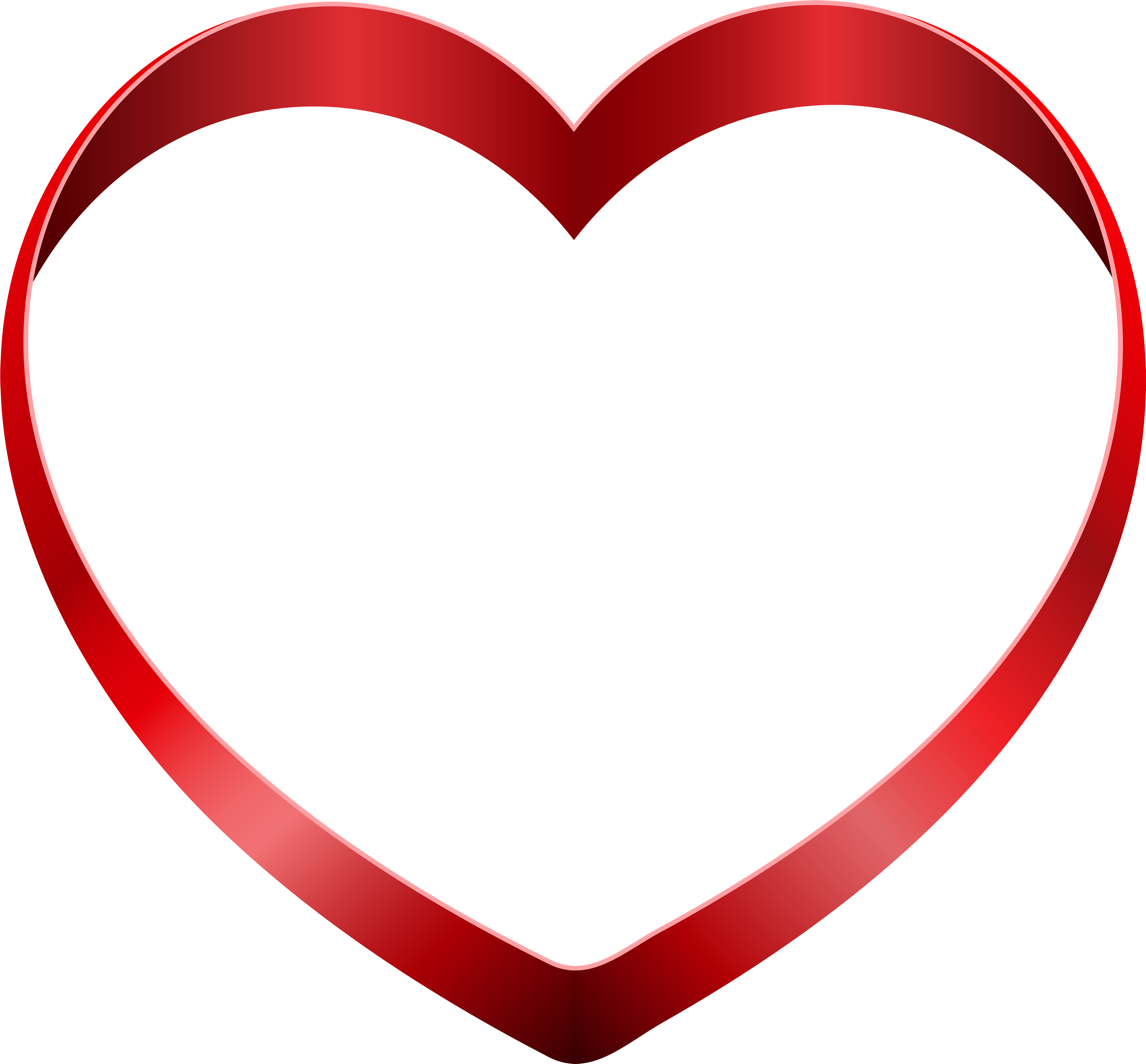 Bold Design Transparent Heart Clip Art Png Clipart - Heart Png (5000x4644)