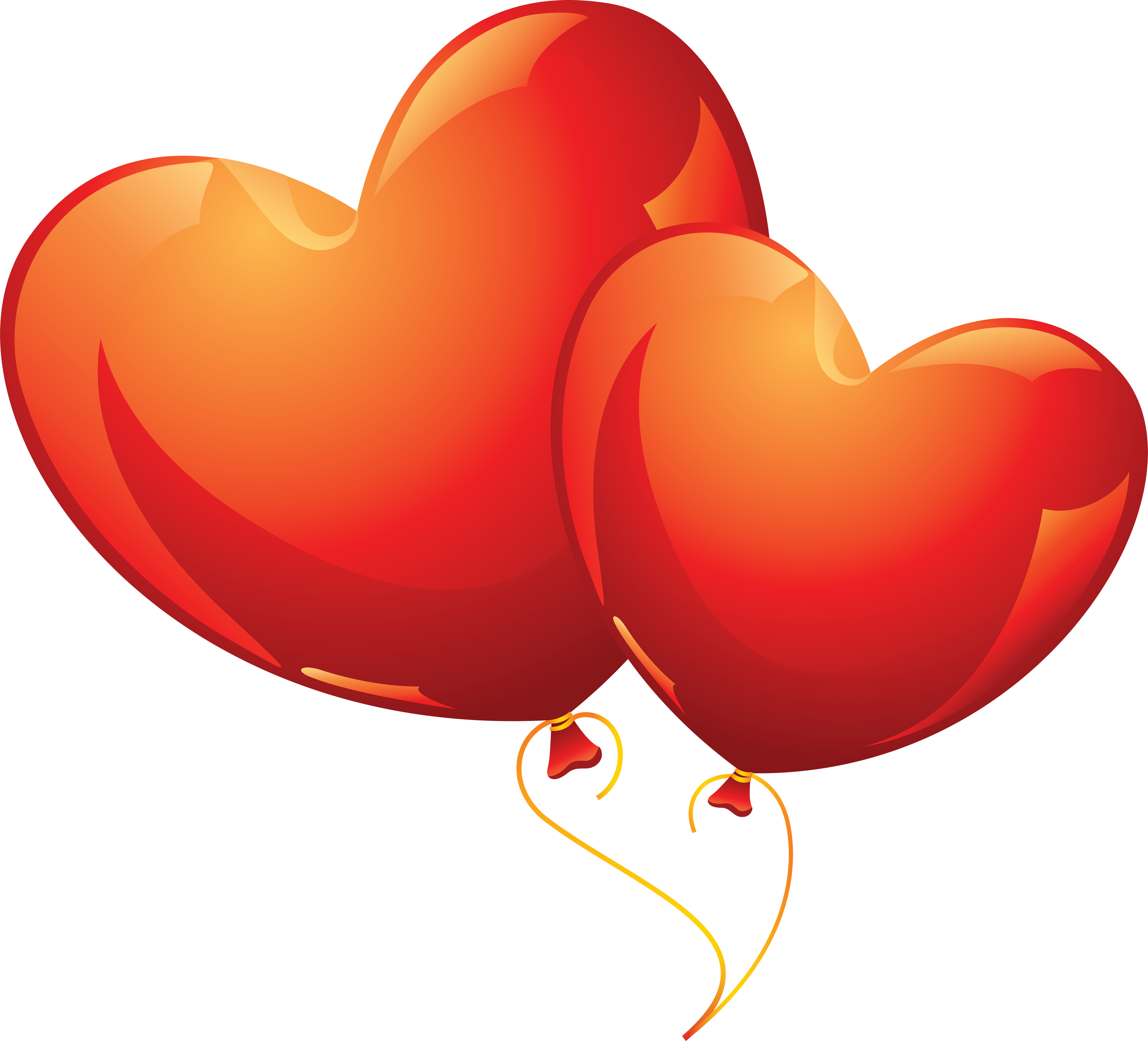 Photo Heart Clipart 25 - Heart Balloon Png (3809x3454)