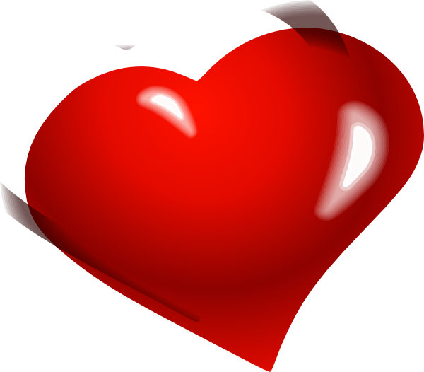 Free Small Heart Clip Art - Heart Clip Art (600x526)