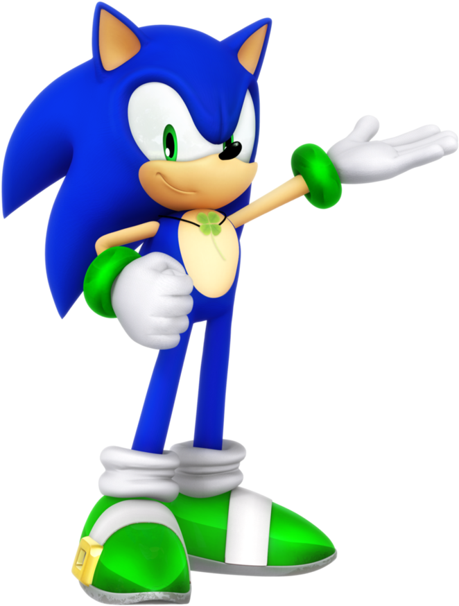 Patricks Day Render By Nibroc-rock - Sonic The Hedgehog (1024x1024)