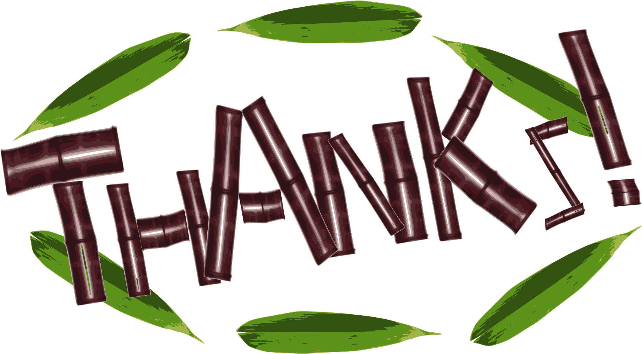 Big Image - Bamboo Thanks (2400x1400)