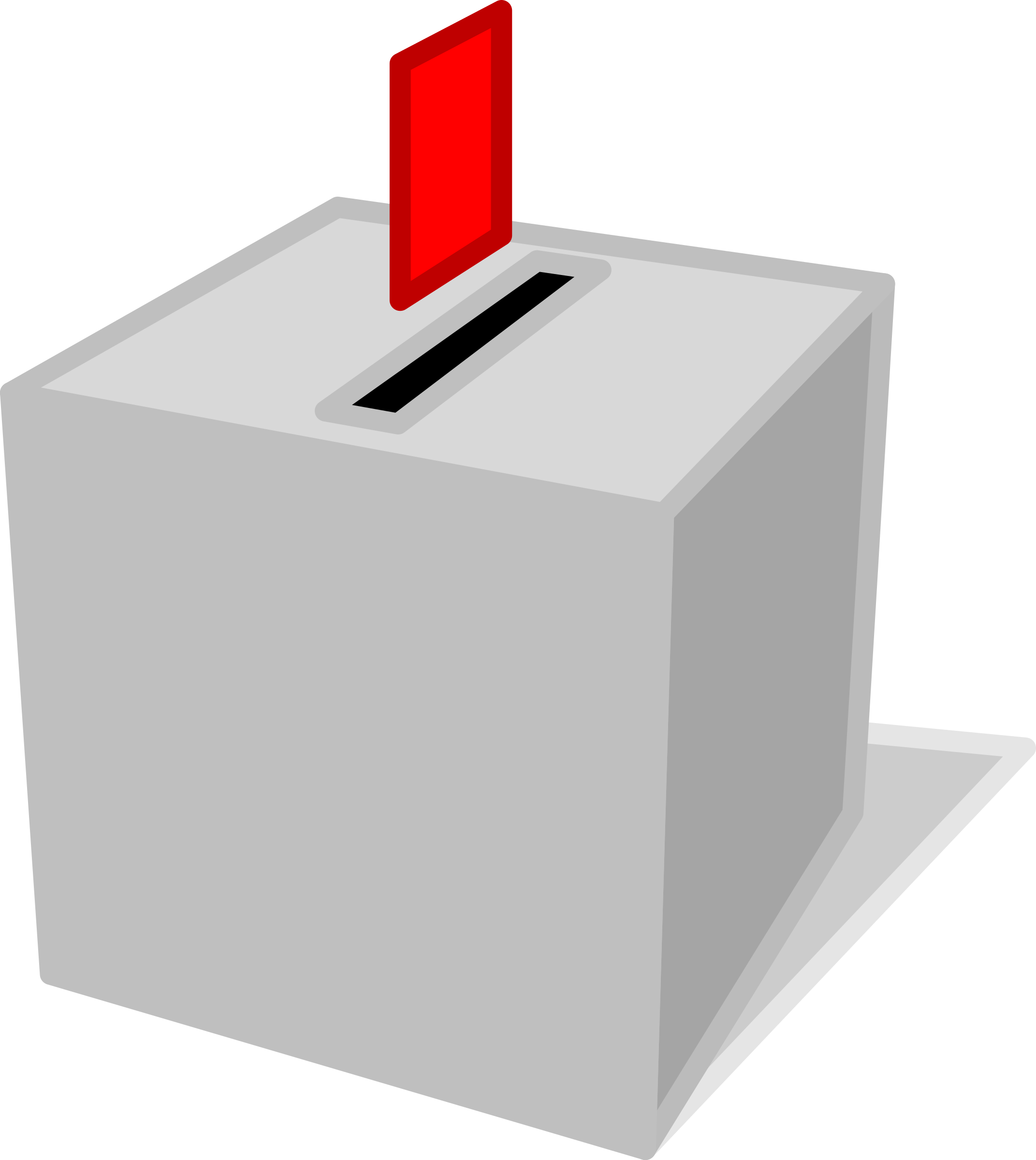 Did The Youth Sway The Uk Election - Ballot Box Png (2143x2400)
