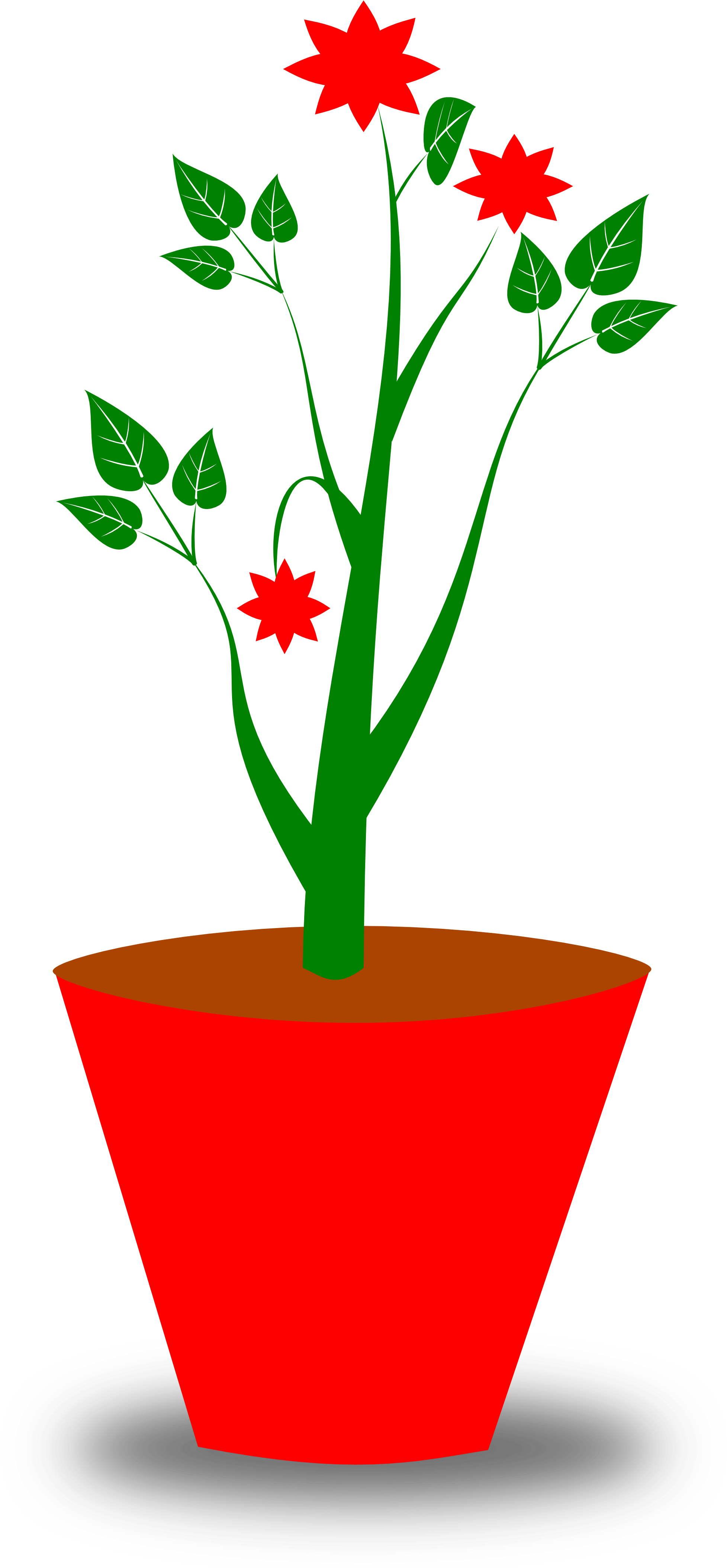 Gsagri 4 Flower Pot Clipartist - Sometimes I Wet My Plants Sticker (1969x4216)