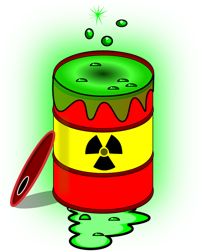 Toxic Waste Barrel Clipart - Toxic Barrel (1024x434)