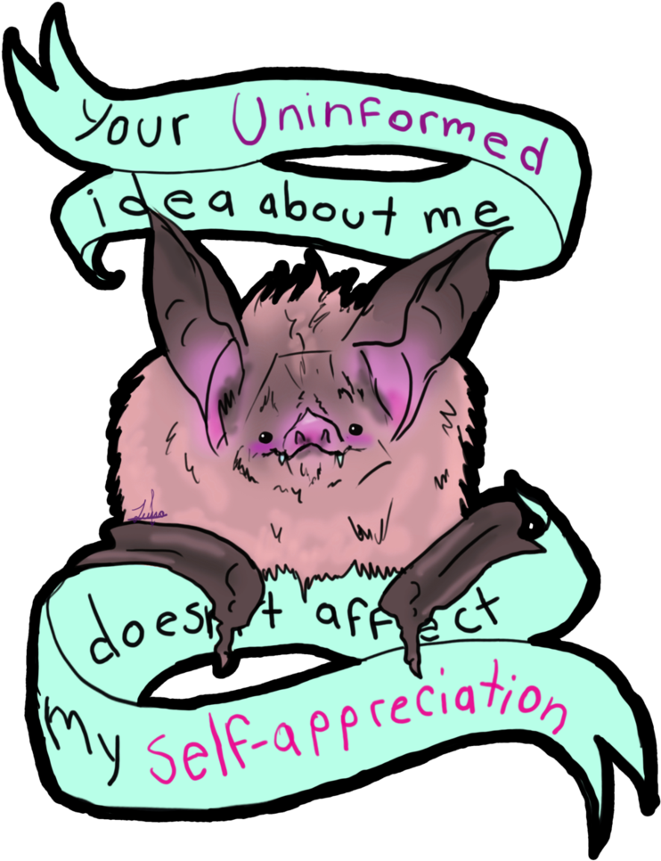 Self Appreciation Chubby Bat By Candys-killer - Self Appreciation Chubby Bat By Candys-killer (786x1017)