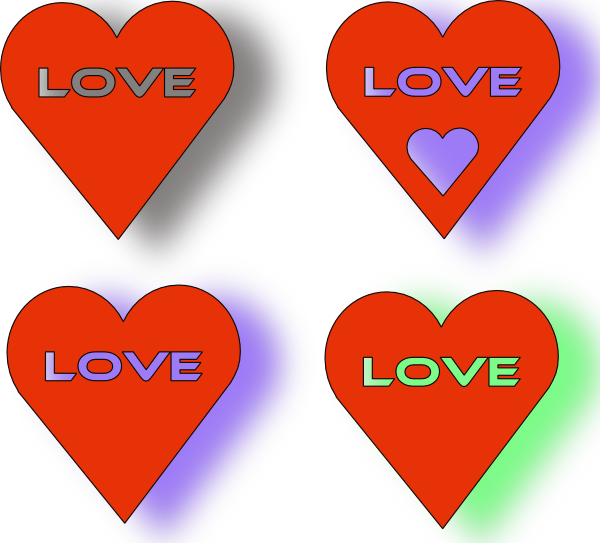 Love Hearts Shower Curtain (800x724)