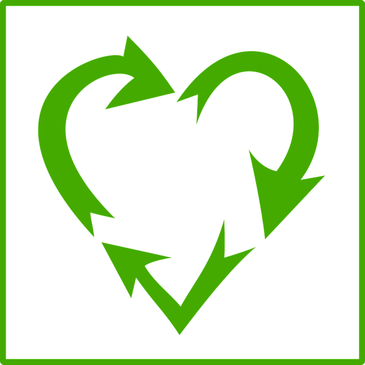 Love Recycle - Recycle Heart (1280x1280)