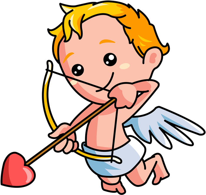 Free To Use Public Domain Valentine's Day Clip Art - Valentines Day Cute Cupid (800x739)