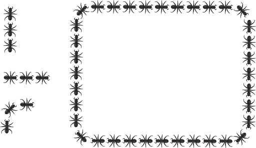 Ant Border Rectangle - Ant Border (512x297)