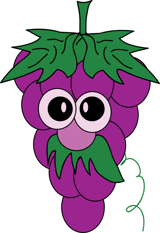 Grapes Clip Art - Grape Clipart (512x746)