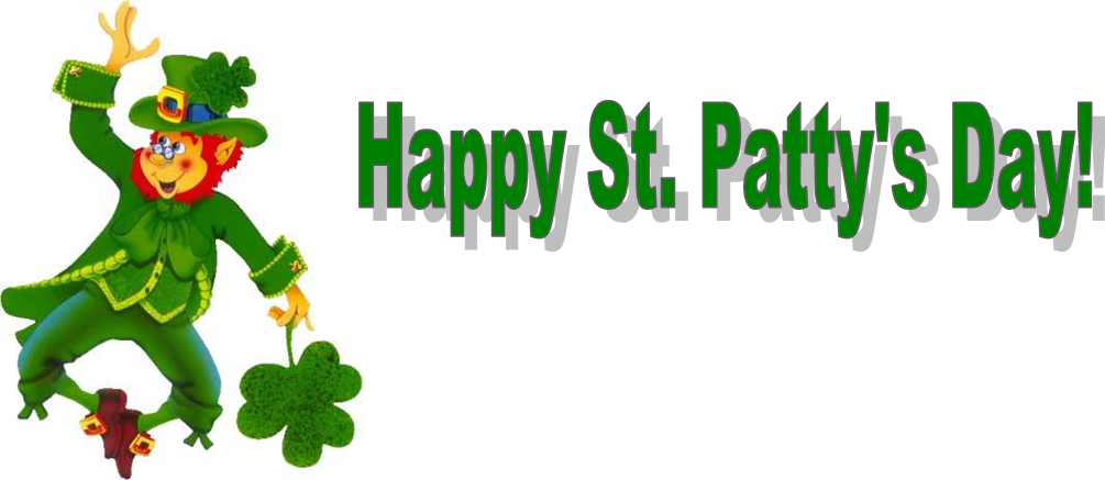 I'm Going To Share A Few St - Happy St Patrick's Day Png (1005x437)