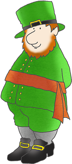 Patrick's Day Clover - Saint Patrick (271x551)