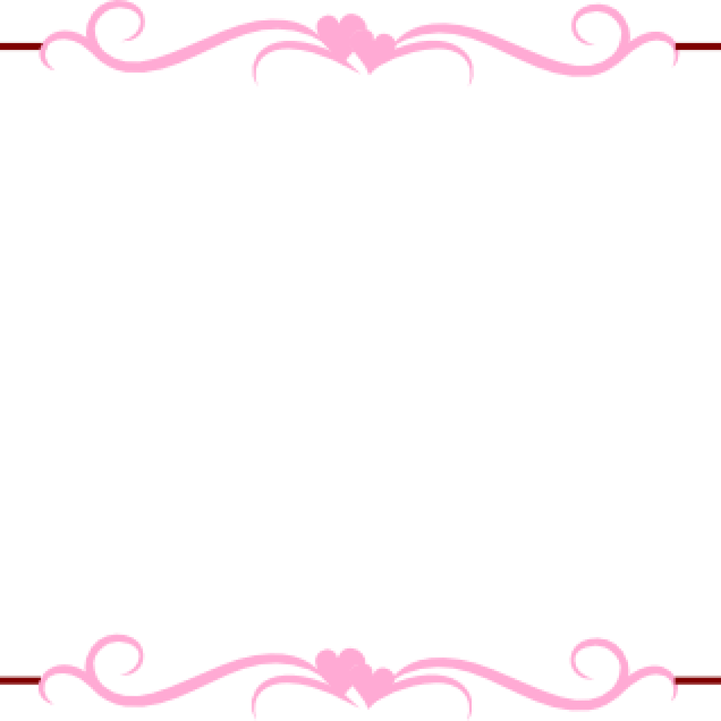 Wedding Border Clipart Wedding Border Clip Art At Clker - Hearts Border .png (1024x1024)