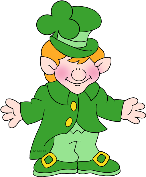 Little Leprechaun - Cartoon (532x648)
