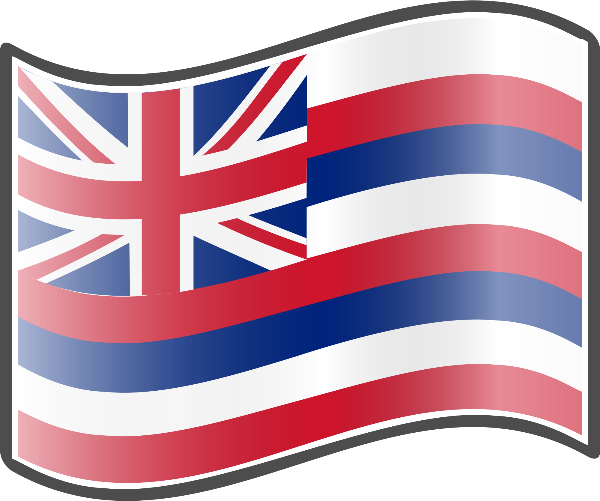 Nuvola Hawaiian Flagsvg Wikipedia - Hawaii Flag Png Waving (2000x2000)