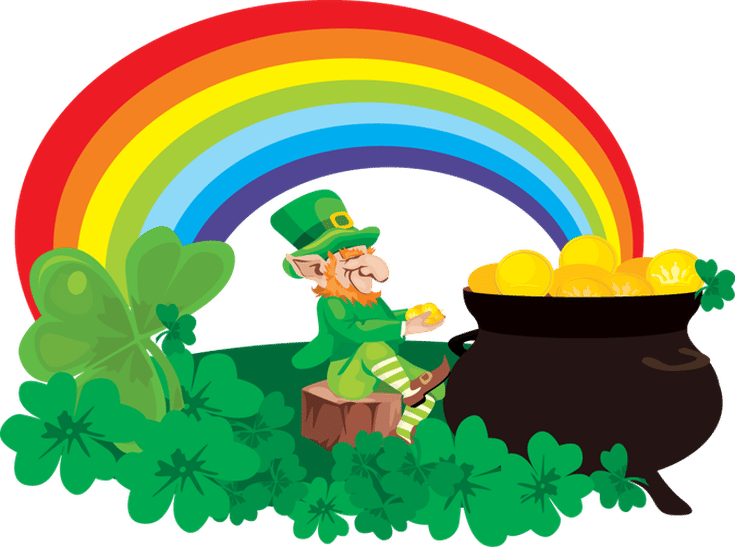 Clip Art Related To St - St Patrick's Day Clip Art (735x547)