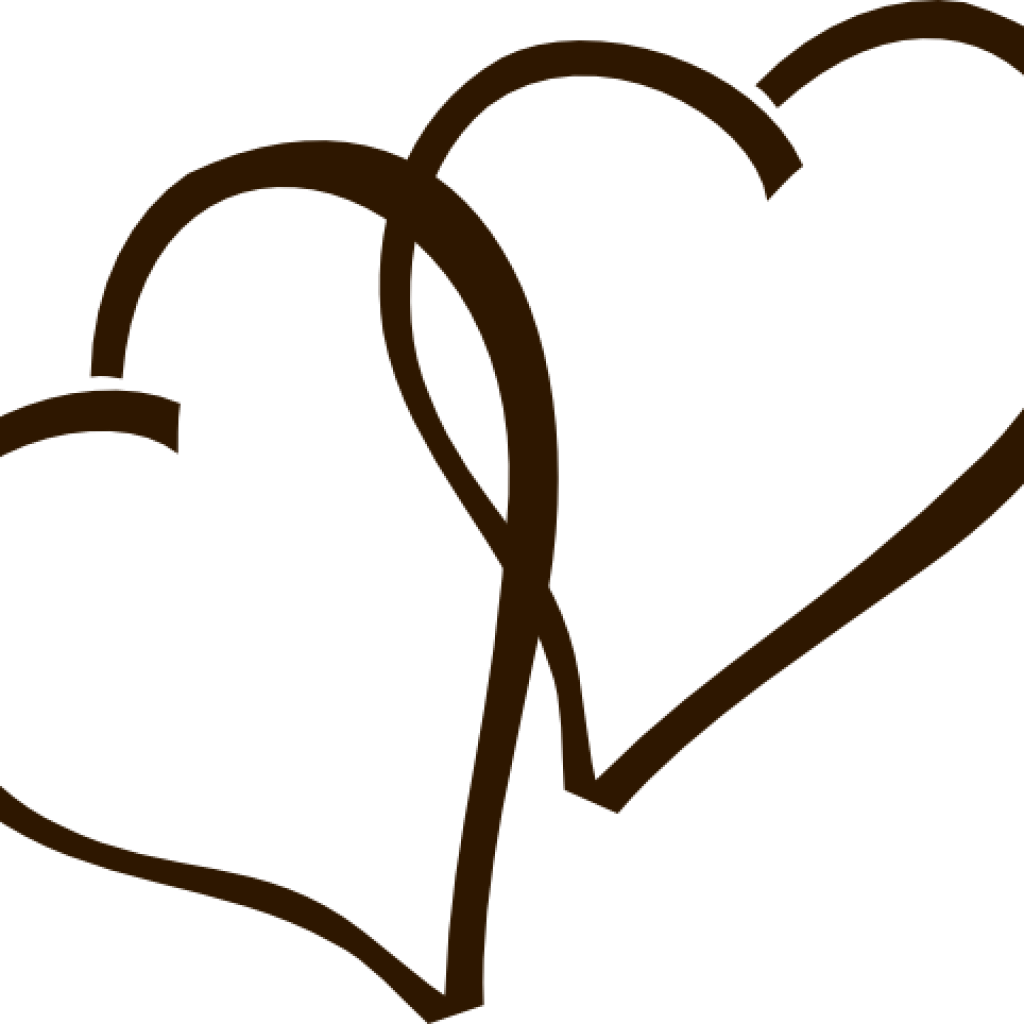 Wedding Heart Clipart Deep Brown Hearts Clip Art At - Heart Clipart (1024x1024)