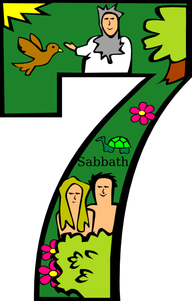 Seventh Day Of Creation Sabbath - 7th Day Of Creation (378x592)