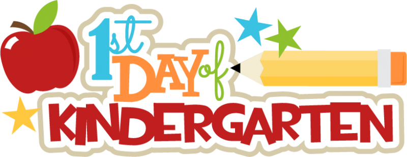 Kindergarten Staggered Start - First Day Of Preschool Clip Art (800x308)