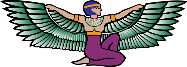 Free To Use Public Domain Religious Clip Art - Ancient Egyptian Gods Clip Art (747x270)