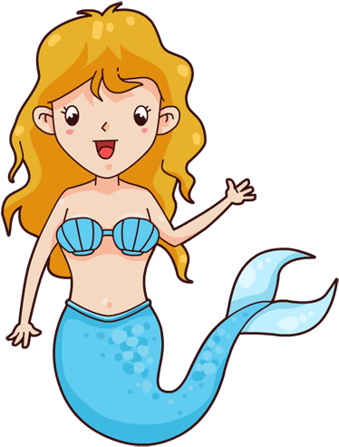 Mermaid Free To Use Clipart - Mermaid Coloring Books For Girls: Reduce Stress (475x573)