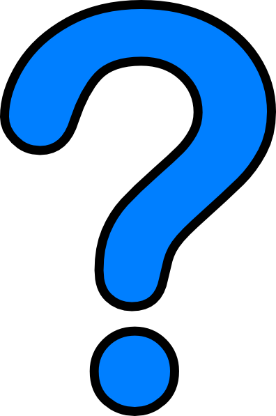 Question Mark Pics - Blue Question Mark Clip Art (396x597)