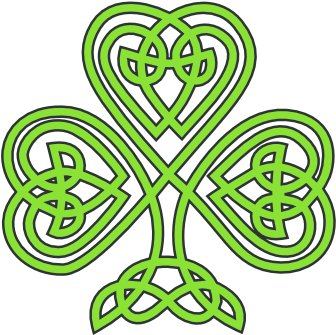 Clipart Celtic Shamrock Png Image Png Images - St Patricks Day Celtic (444x444)