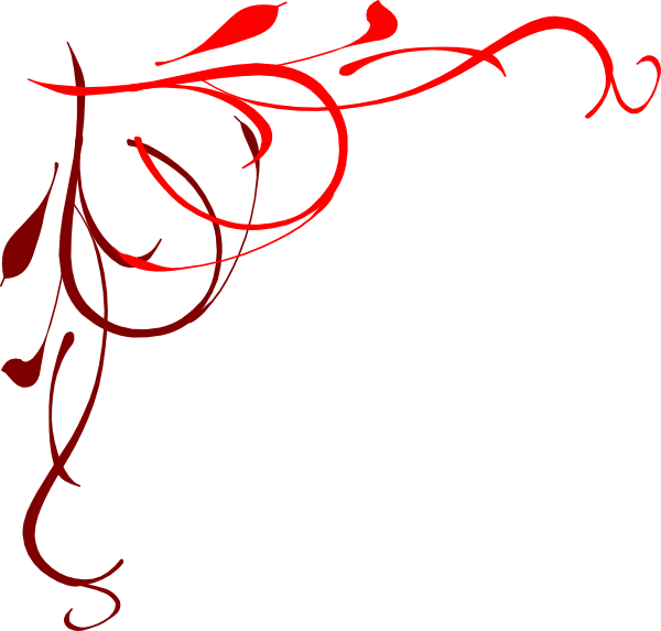 Heart Border Clipart - Swirls Png (600x573)