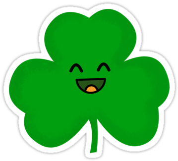 Shamrock Cartoon - Cartoon Picture Of A Shamrock (375x360)