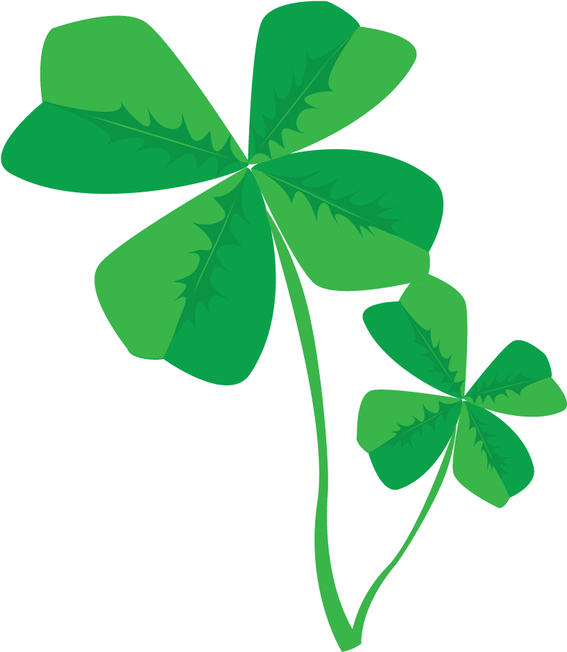 Vector Clip Art Online, Royalty Free Public Domain - Clovers Png (945x951)