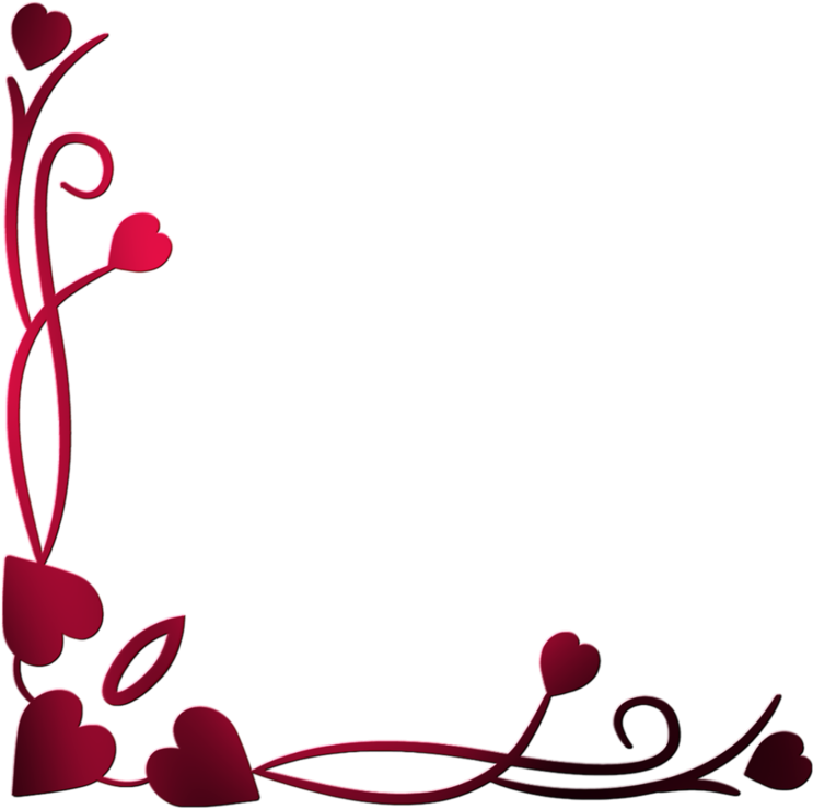 Love Blogger Valentine's Day - Love Border Design Png (800x800)