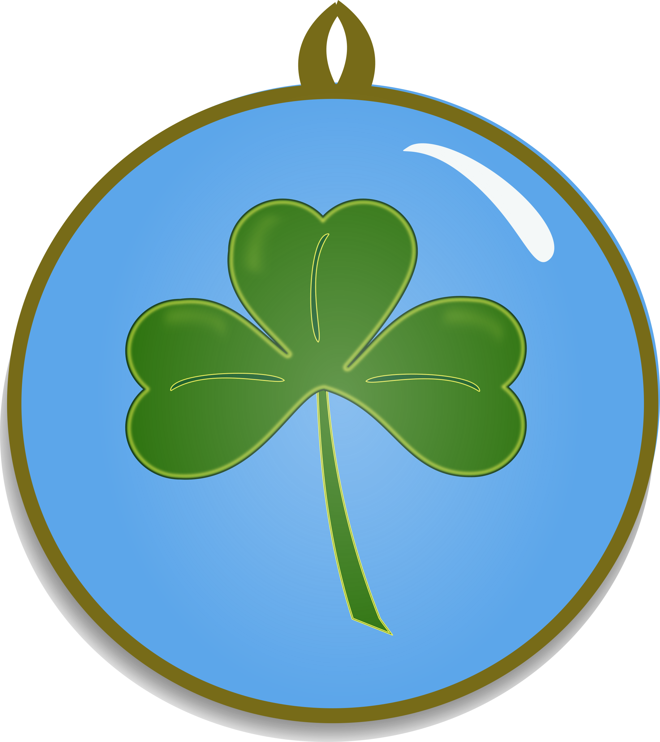 Free Lucky Charm - Charm Clipart (2133x2400)