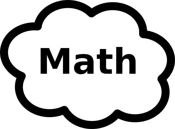 Math Label Sign Clip Art - Math Sign (600x443)
