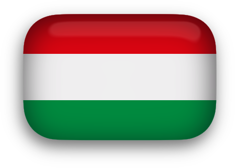Hungary Flag Clipart - Hungary Button Gif (471x337)