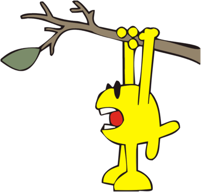 Hang On There Clipart - Hang Clipart (400x383)