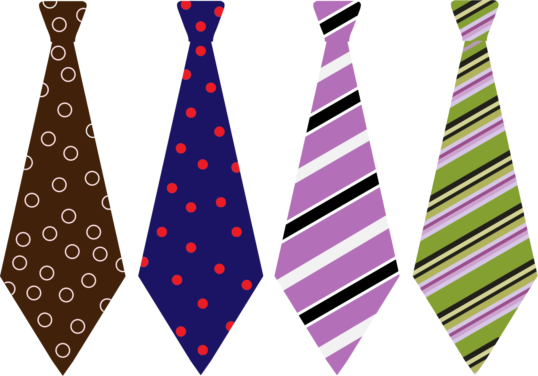 Photoshop Clipart Mens Tie - Ties Png (2287x1596)