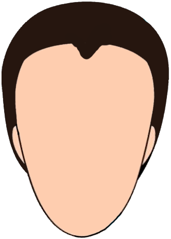 Heart-shaped Face - Face (334x466)