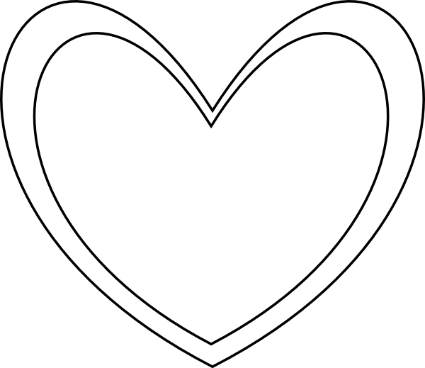 Double Heart Clip Art - Clip Art (678x600)