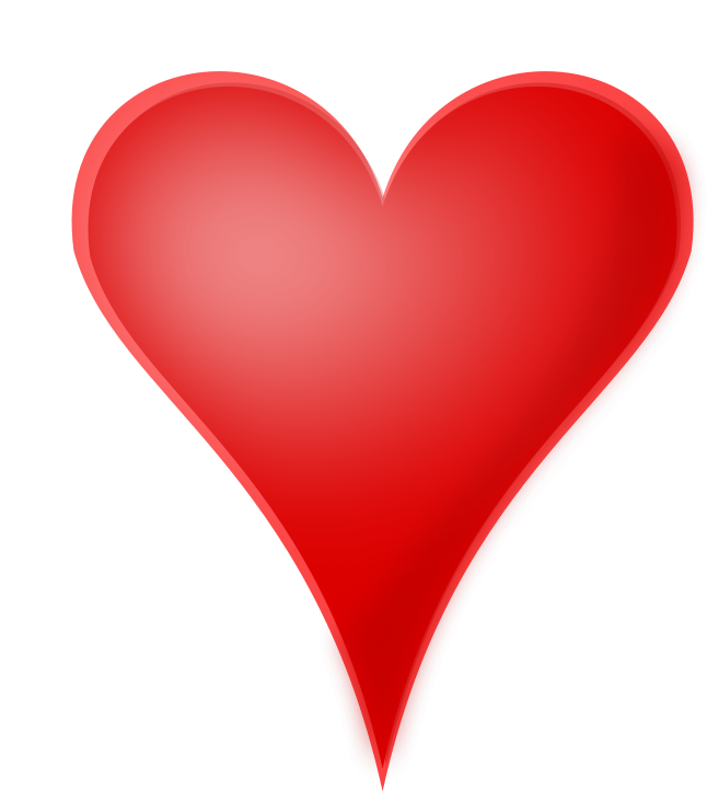 Heart Clipart, Vector Clip Art Online, Royalty Free - Herz Rot Clipart (796x900)