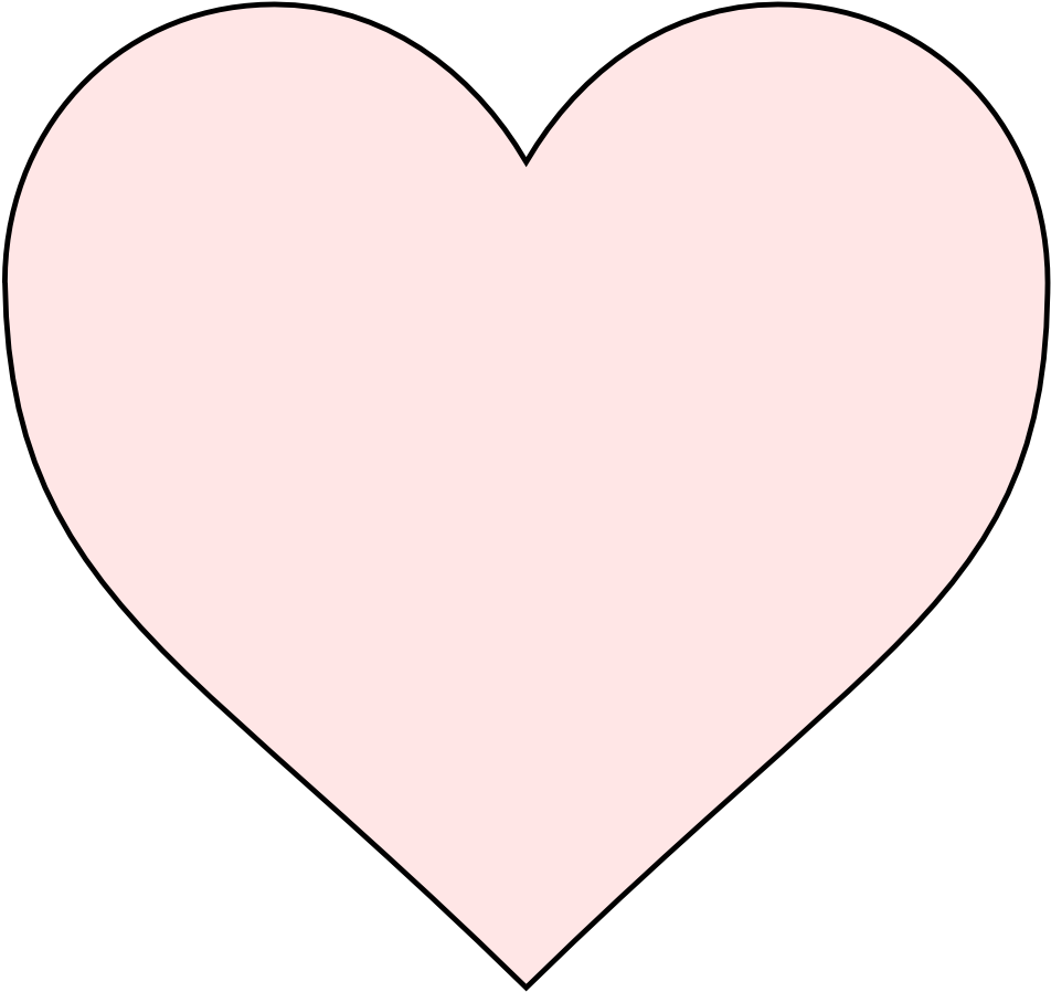 Black Heart Png Pink Heart Coloring Book Colouring - White And Pink Heart (999x954)