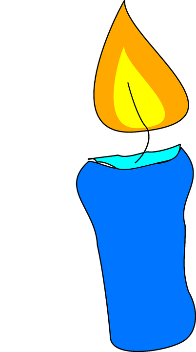 Candle Flame Wax Candle Celebration Spirituality - Cake Candle Clipart (715x1280)